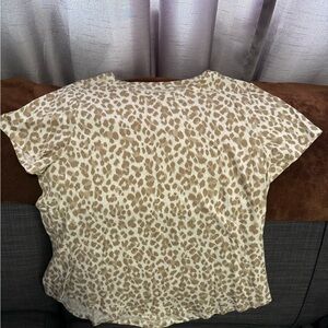 Leopard Print Women's Top